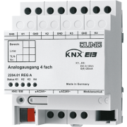KNX аналоговый актуатор, 4 канала, 2204.01 REGA