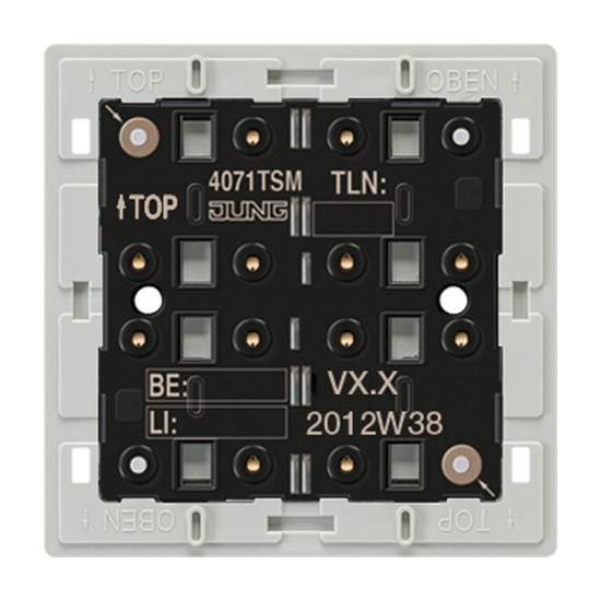 KNX кнопочный модуль стандарт, 1 группа, 4071 TSM