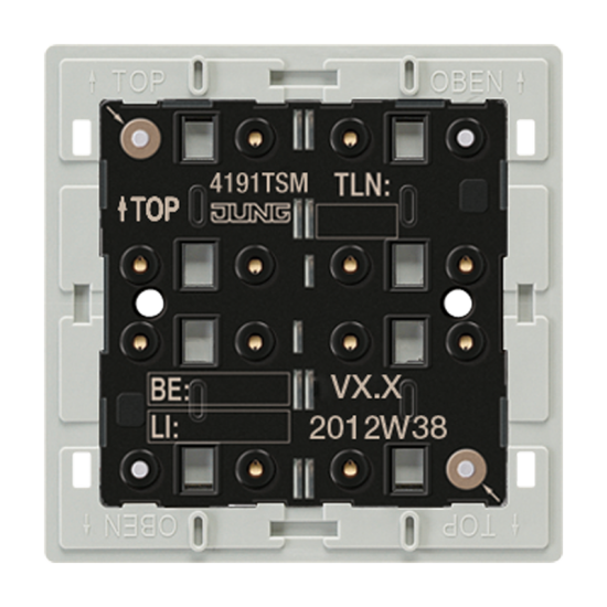 KNX кнопочный модуль универсальный, 1 группа, 4191 TSM