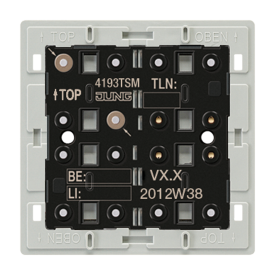 KNX кнопочный модуль универсальный, 3 группы, 4193 TSM