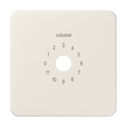 Kрышка для регуляторов громкости (0 – 11):, 594-8