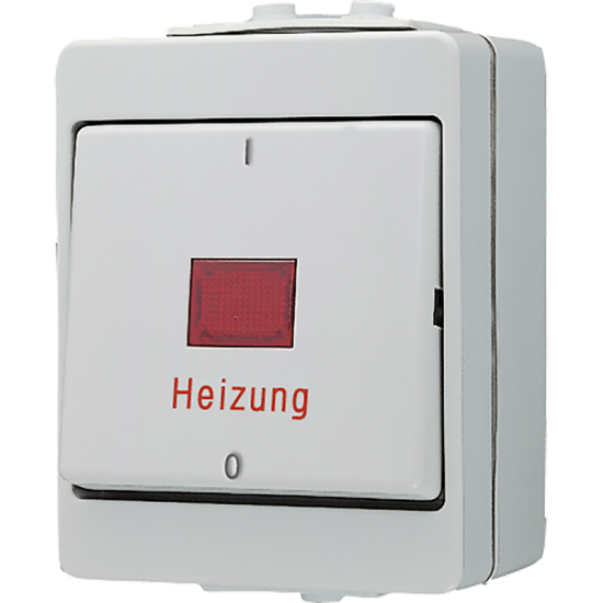 Выключатель одноклавишный, «Heizung» 16 AX 400 В ~, 603 HW
