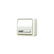 Выключатель одноклавишный 10 AX / 250 B ~, 606 ANA