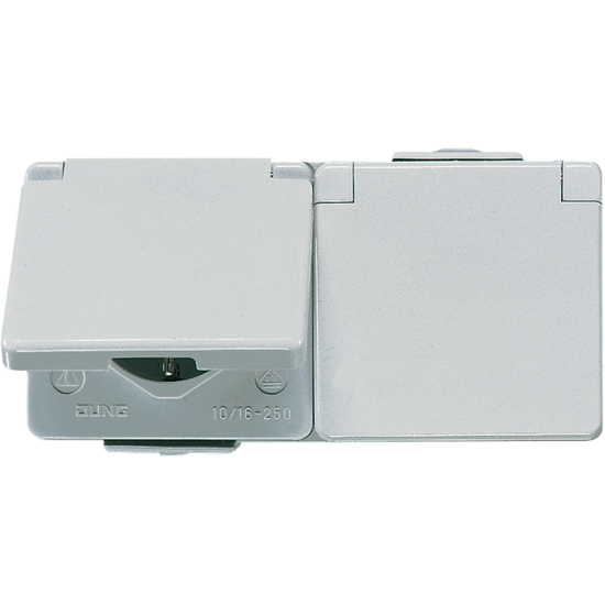2-gang SCHUKO® socket 16 A / 250 V ~, 622 WW