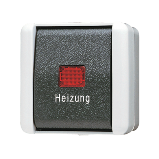 Выключатель одноклавишный, «Heizung» 10 AX / 250 В ~, 806 HW