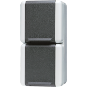 2-gang SCHUKO® socket 16 A / 250 V ~, 822 W