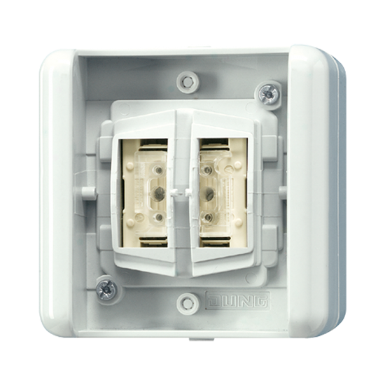 KNX кнопка с BCU– фиксированное положение –, 8472.01 LED W