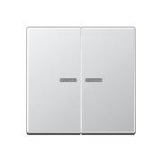 KNX RF кнопка, 2 группы, A 10921 ST RF AL