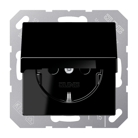 SCHUKO®-розетка 16 A / 250 B ~, A 1521 BFKL SW
