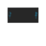 Накладка с символом температуры, A 409 T