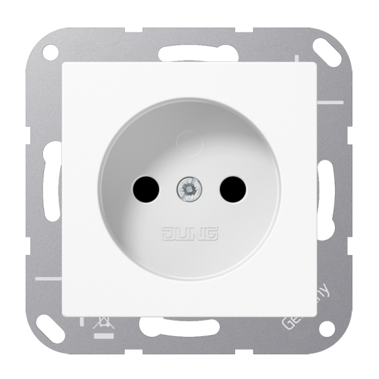 Socket, 2-pole without earth 16 A / 250 V ~, A 511 N WW
