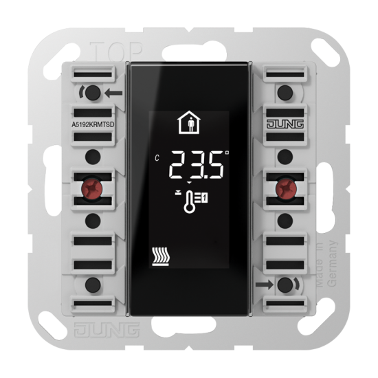 KNX комнатный контроллер-дисплей, компактный, 2 группы, A 5192 KRM TS D