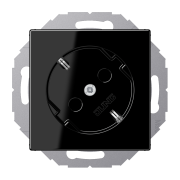 SCHUKO®-розетка 45°, 16 A / 250 B ~, A 520-45 KI SW