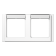 Рамка с полем для надписи 17 x 54 мм для горизонтальной установки, A 5820 NA WW