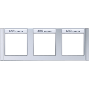 Рамка с полем для надписи 17 x 54 мм для горизонтальной установки, A 5830 NA AL