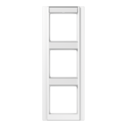 Рамка с полем для надписи 17 x 54 мм и 13 x 54 мм для вертикальной установки, A 583 NA WW