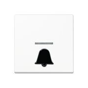 Безбарьерная среда Kлавиша с рельефным символом «звонок» и окошком, A 590 K1KO WW