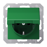 SCHUKO®-розетка 16 A / 250 B ~, ABAS 1520 KIKL GN