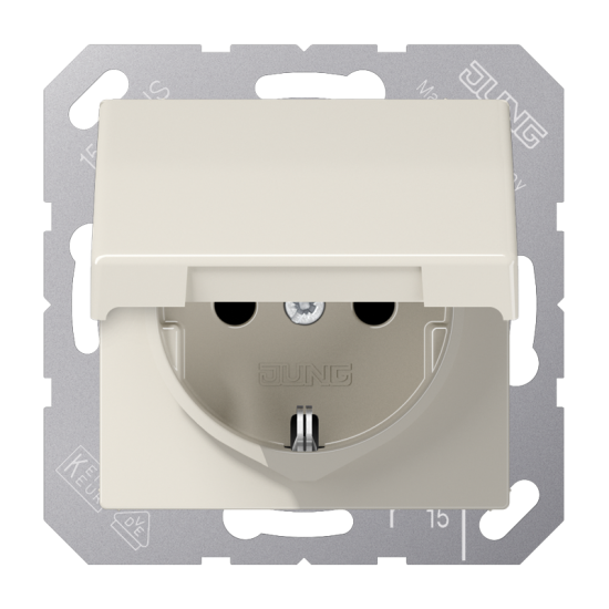 SCHUKO®-розетка 16 A / 250 B ~, ABAS 1520 KL