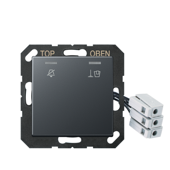 Hotel centre plate with LED unit 24 V, corridor unit, A CU KO5 M 24 ANM