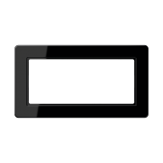 Frame, 2-gang without crossbar, AF 582-0 BF SW