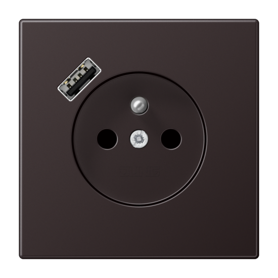 Розетка, франко-бельгийской системы, c USB зарядным устройством, AL 1520 F-18 A D-L