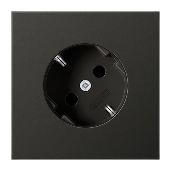 SCHUKO®-розетка 45°, 16 A / 250 B ~, AL 2520-45 AN