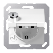 SCHUKO®-розетка 16 A / 250 B ~, AS 1520 BFKLSL WW