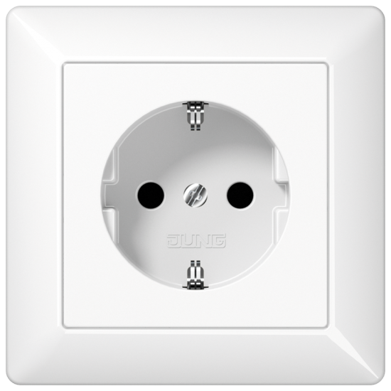 SCHUKO®-розетка 16 A / 250 B ~, AS 1520 WW