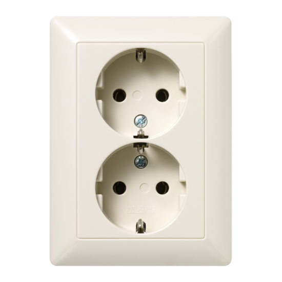 2-gang SCHUKO® socket 16 A / 250 V ~, AS 5020 KIU