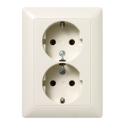 2-gang SCHUKO® socket 16 A / 250 V ~, AS 5020 U