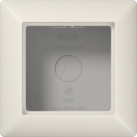 Surface cap, 1-gang, AS 581 A W