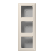 Surface cap, 3-gang, AS 583 A W