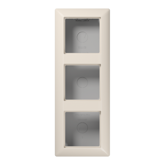 Surface cap, 3-gang, AS 583 A W