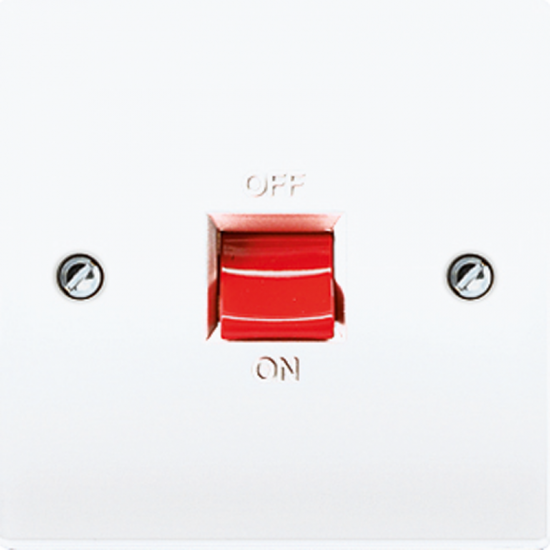 1-gang switch, British Standard, BS 702-45 U WW