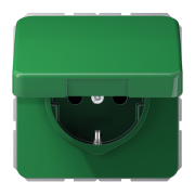 SCHUKO®-розетка 16 A / 250 B ~, CD 1520 BFKIKL GN