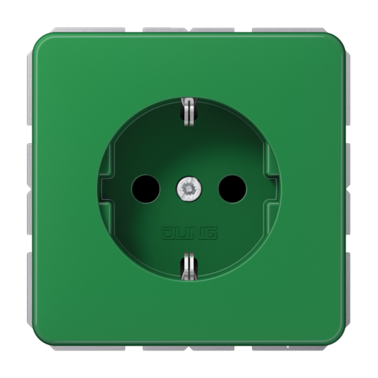 SCHUKO®-розетка 16 A / 250 B ~, CD 1521 BFKI GN