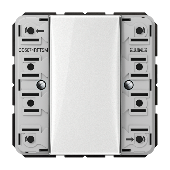 KNX радио кнопочный модуль, 4 группы, CD 5074 RF TSM