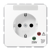 SCHUKO®-розетка 16 A / 250 B ~, CD 521 NAUF WW