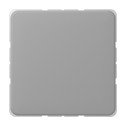 Крышка без отверстий (фиксация защёлкиванием), CD 594-0 GR