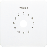 Kрышка для регуляторов громкости (0 – 11):, CD 594-8 WW