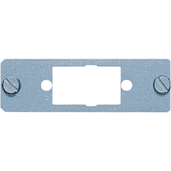 Mounting plate for D-subminiature connectors, D 9