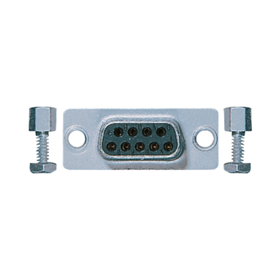 D-subminiature socket, D SUB 9