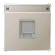 Плата (фиксация защёлкиванием) с полем для надписи 12 x 55 мм, ES 1969-15 NA WE