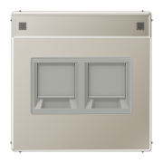 Плата (фиксация защёлкиванием) с полем для надписи 12 x 55 мм, ES 1969-2 NA WE