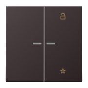 eNet кнопка, универсальная, 1 группа, FM AL 1701 D