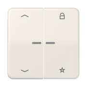 eNet кнопка, универсальная, 1 группа с символами «стрелки», FM CD 1701 P