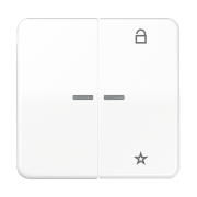 eNet кнопка, универсальная, 1 группа, FM CD 1701 WW