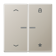 eNet кнопка, универсальная, 1 группа с символами «стрелки», FM ES 1701 P