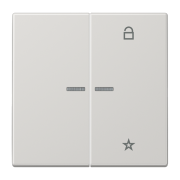 eNet кнопка, универсальная, 1 группа, FM LS 1701 LG